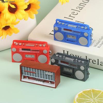 11 Stile Puppenhaus Miniatur Radio Modell Recorder Player Spielzeug Puppenmöbel Dekor Puppenhaus Retro Radio Recorder Player 1 Stück