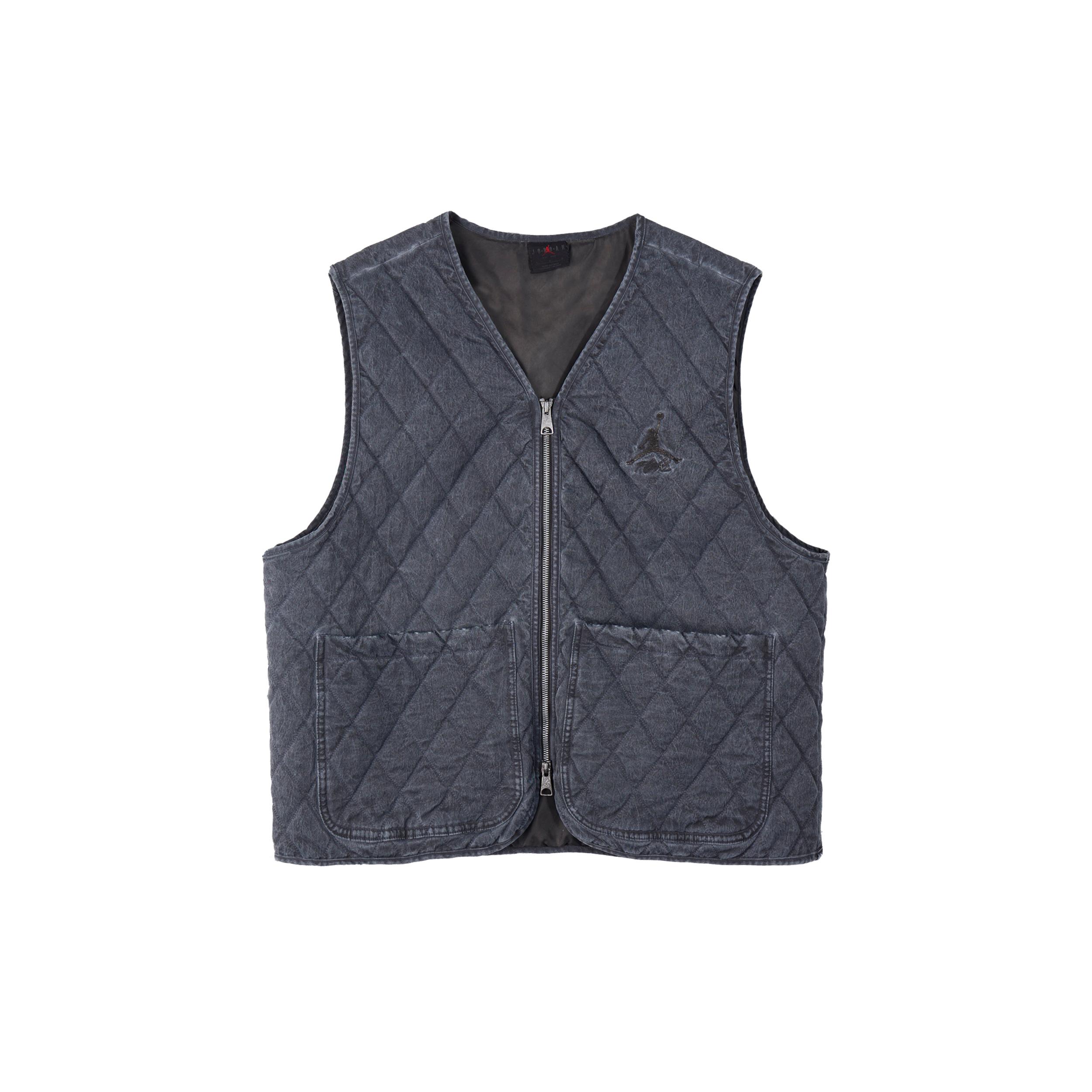 Jordan Flight Vests Men s Gray V neck Moderate Other DV7565-010 XL