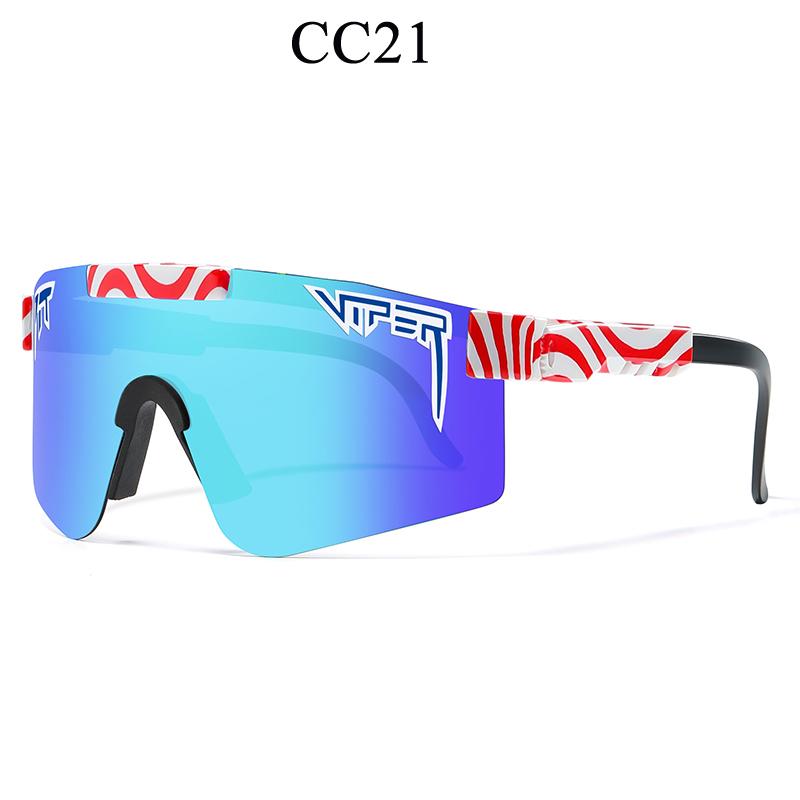 Gafas Deportivas al Aire Libre para Adultos Pit Viper Gafas de Ciclismo Hombre Masculino Femenino Moda Gafas de Pesca Gafas de Sol UV400 Mujer Gafas de Sol para Béisbol