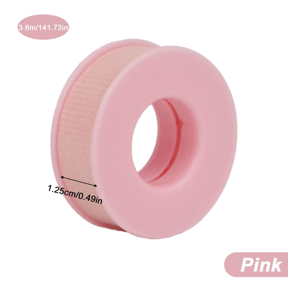 

1 рулон ленты для ресниц для наращивания ресниц, дышащая нетканая лента, подушечки под глаза, клейкие наклейки для глаз, инструменты для макияжа, патчи для глаз розовый