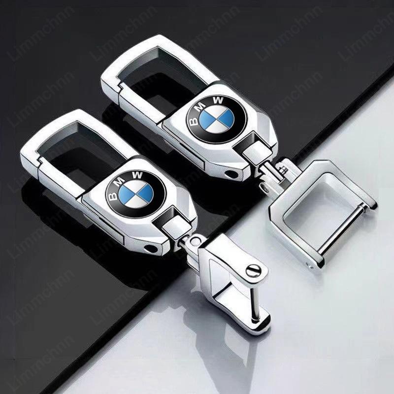For Bmw M E46 E90 E60 F10 F30 E39 E36 F20 E87 F20 F40 E88 X1 X3 X5 X7 X6 Metal Car Emblem Key Chain Rings Auto Keychain Styling jbzh05