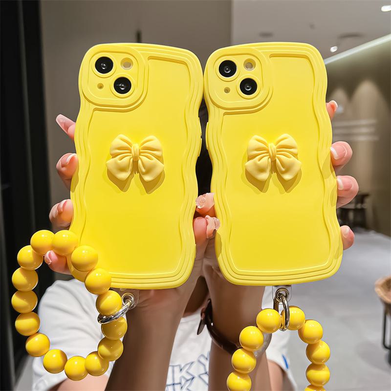 

Huawei nova6 Silicone Case: Anti-fall, Liquid Bow Design