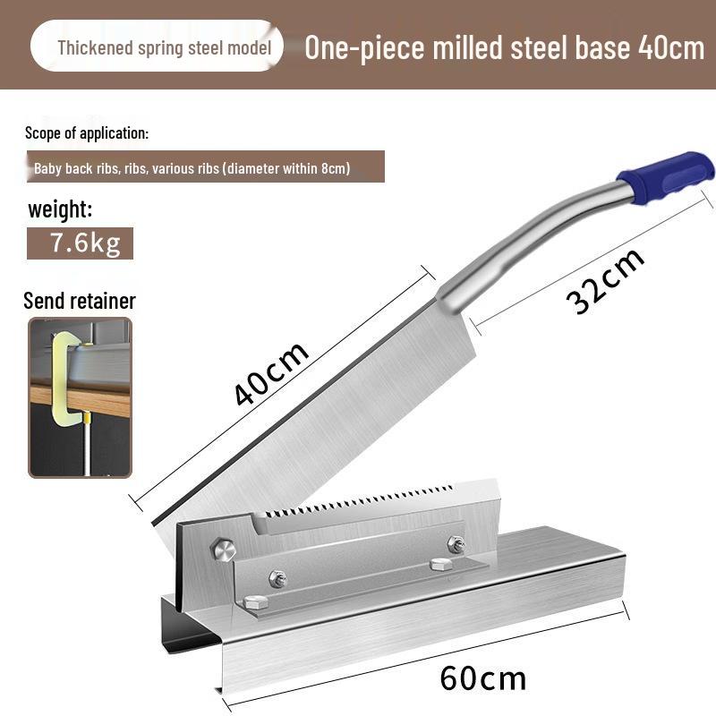 Guillotine Bone Cutter: Household & Commercial Use for Chopping Bones, Small Pig Trotters, Chicken Ribs