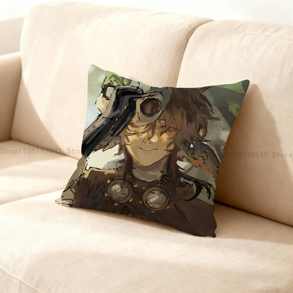 P-Parrotx2 Pillow Case Cute Cartoon Anime Peripheralsbedroom Sofa Decorative Cushion Cover Soft Cushion Cover