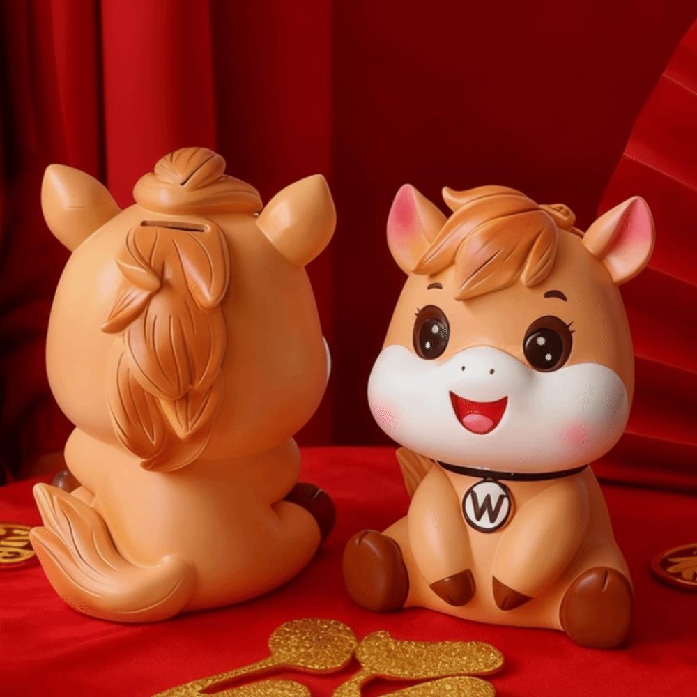 Anti-Fall Pferdejahr Sparschwein Spardose Pferde-Sparschwein Ornament Heimdekoration