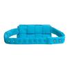 Bottega Veneta Cassette Intreccio Woven Magnetic Closure Nylon Mini Chest Bag Men bags Sky-Blue 679763VBO804617