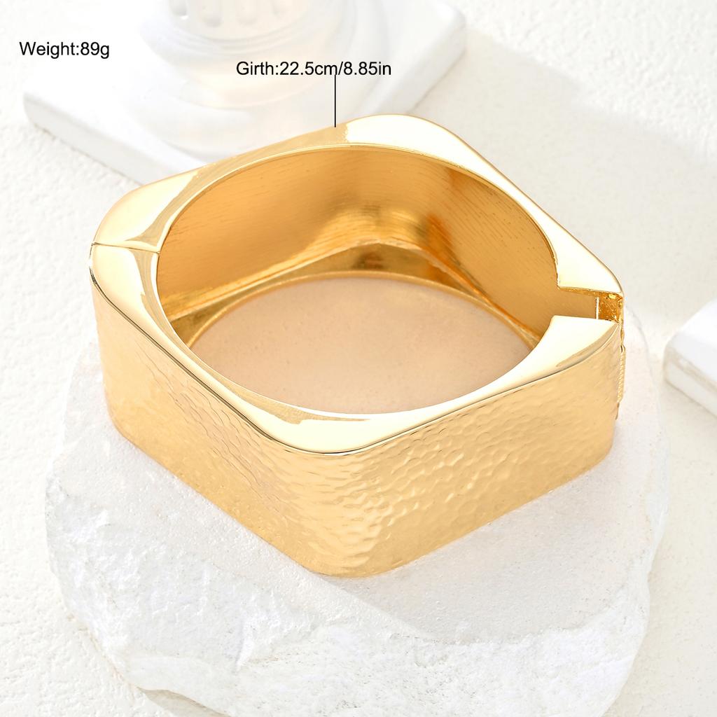 Punk Quadratisch Heavy Metal Übertrieben Manschette Breite Armreifen Für Frauen Männer Vintage Schwer Geometrisch Armreif Armband Schmuck Geschenke 2026