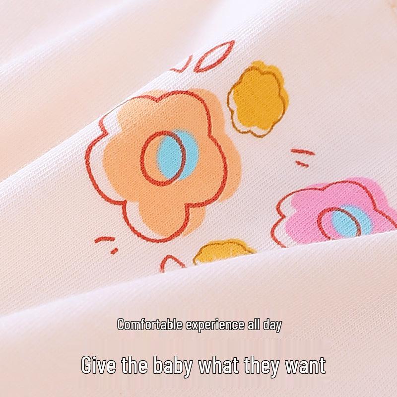 New Pure Cotton Girls' Cartoon Underwear - Soft, Comfortable, Antibacterial, Skin-Friendly Shorts