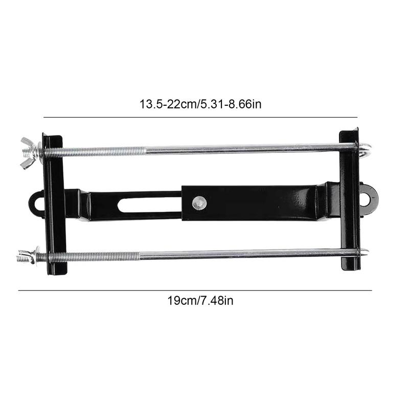 Car Battery Holder Battery Tie Down Hold Down Kit Battery Mounting Bracket Anti-Rust Car Battery Holder Bracket For Car