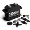 Rc Servo Brushless Servo Metal Gear High Torque Robot Servo Brushless Motor Digital Servo Arduino Servo for 1/8 1/10 1/12 RC Cars (45KG-270°)