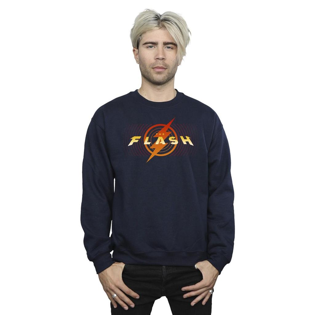 DC Comics Mens The Flash Red Lightning Sweatshirt