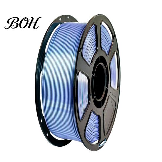 Satin Finish Multicolor Filament Silk PLA 3D Printer 1.75mm, 1kg Spool High Toughness FDM Accessories Filament, for Models Printing Strong
