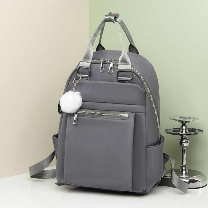 New Fashion Trend Portable Backpack Women's Simple Casual Large Capacity Backpack Backpack Shoulder Bag