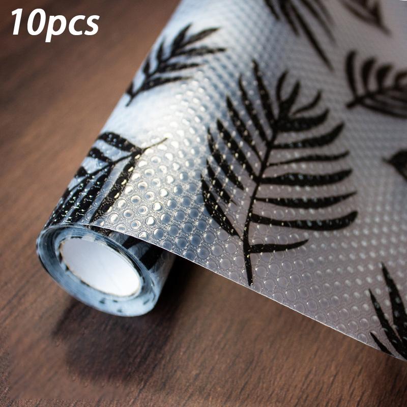 10 шт. Коврики для холодильника из ЭВА, маслостойкие, вырезаемые, коврики для ящиков шкафа, легко моющиеся, подставки под тарелки, термоизоляционные подставки