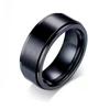 Hot-Selling Titanium Steel Rotating Men's Decompression Ring: European & American Fashion Design for Couples