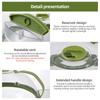 Microwave Splatter Cover for Food - Clear Microwave Splash Guard Cooker Lid with Handle /