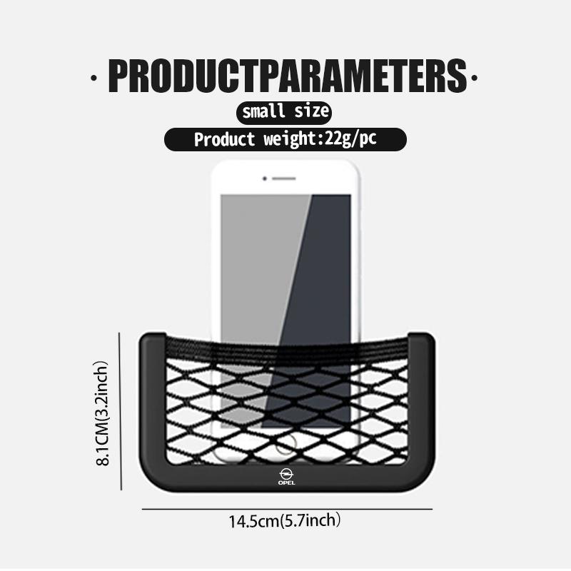 Car Storage Net Pocket Mesh Bag Organizer Elastic Flexible Bag For Opel Insignia Astra G J F K Vectra C H Corsa C B D Omega