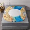 Ocean Beach Turtle Pattern Sheet Four-Piece Bedding Set Bedroom Dormitory Bedding Decoration