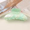 1pc Starry Sky Acrylic Hair Clip for Women, Shower, Shower, Hair Grab, Candy Color Sparkling Powder Top Clip Jewelry for Women