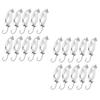 20 PIEZAS Cucharas de Pesca Metálicas Duraderas Anzuelo Simple 2.5g 5g Señuelos Wobbler Oro Plata Señuelos de Pesca Pesca de Trucha