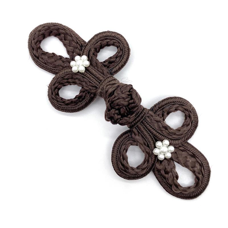 

1 шт. Китайский узел в китайском стиле с цветком сливы, сделай сам, аксессуары для одежды ханьфу, ручная работа, пуговица для ципао, жемчуг