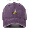 Adjustable Baseball Hat Banana Embroidered Sun Protection Hat Fashion Duck Tongue Hat  Outdoor