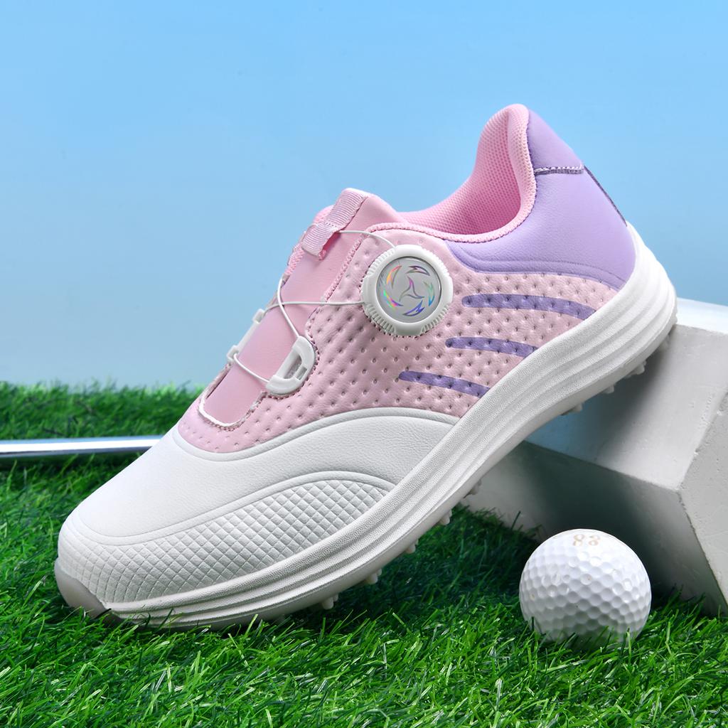 Professionelle, rutschfeste, wasserdichte Golfschuhe mit Noppen und Schnalle, Unisex-Schuhe, leichte Golf-Sneaker