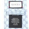Vynikající kravata GUCCI kravata se vzorem GG světle modrá hedvábná pánská 562827 Použitá