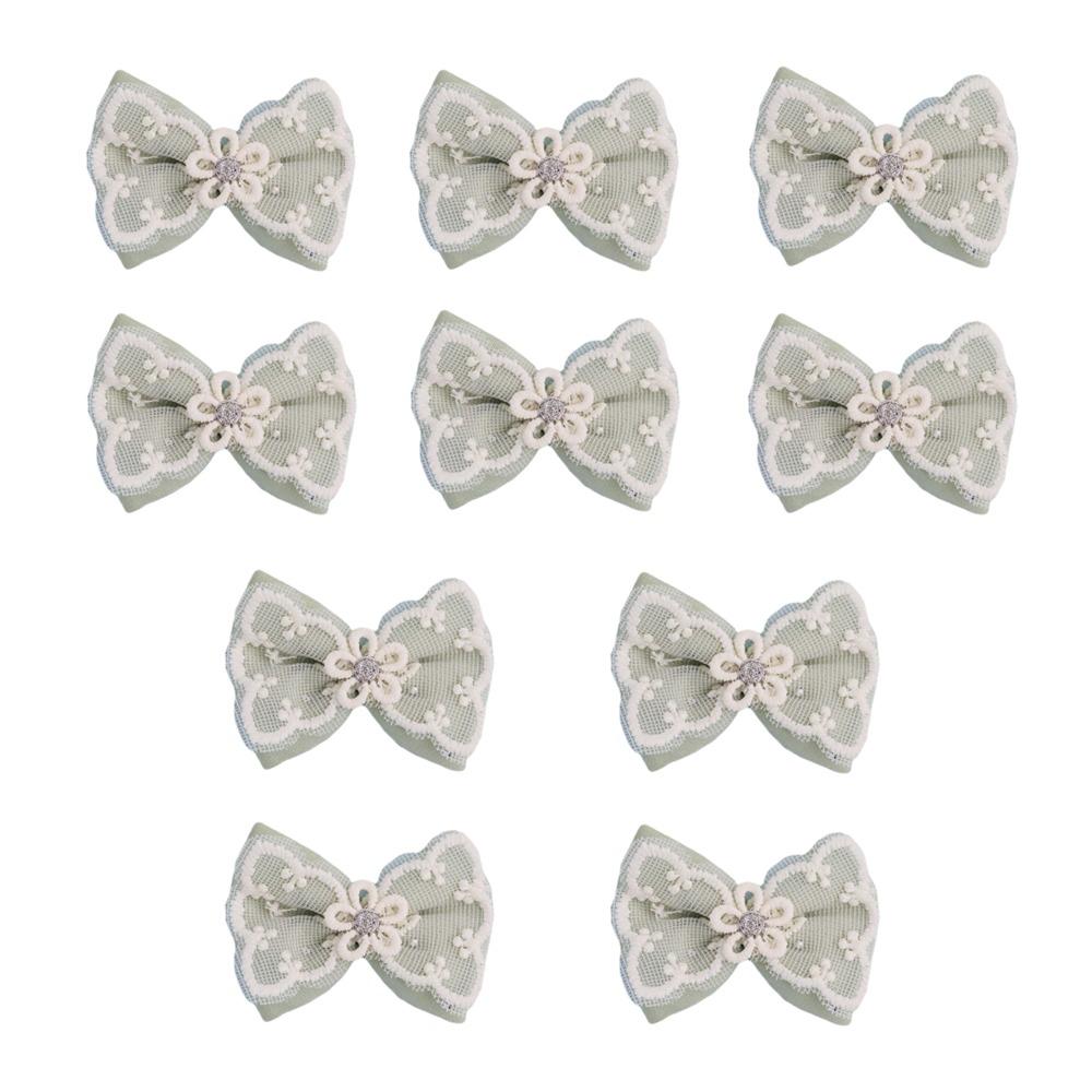 Sewing Decor Lace Mesh Bowknot Wedding Decoration Flower Bow Applique Children's Pantyhose