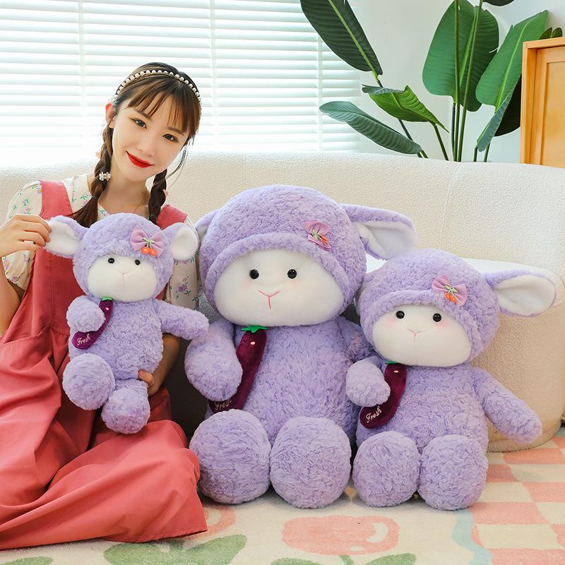 Dormy Series Doll Lamb Plush Toy Cute Kitten Cloth Doll To Sleep With Scratching Machine Doll Children'S Doll Gift