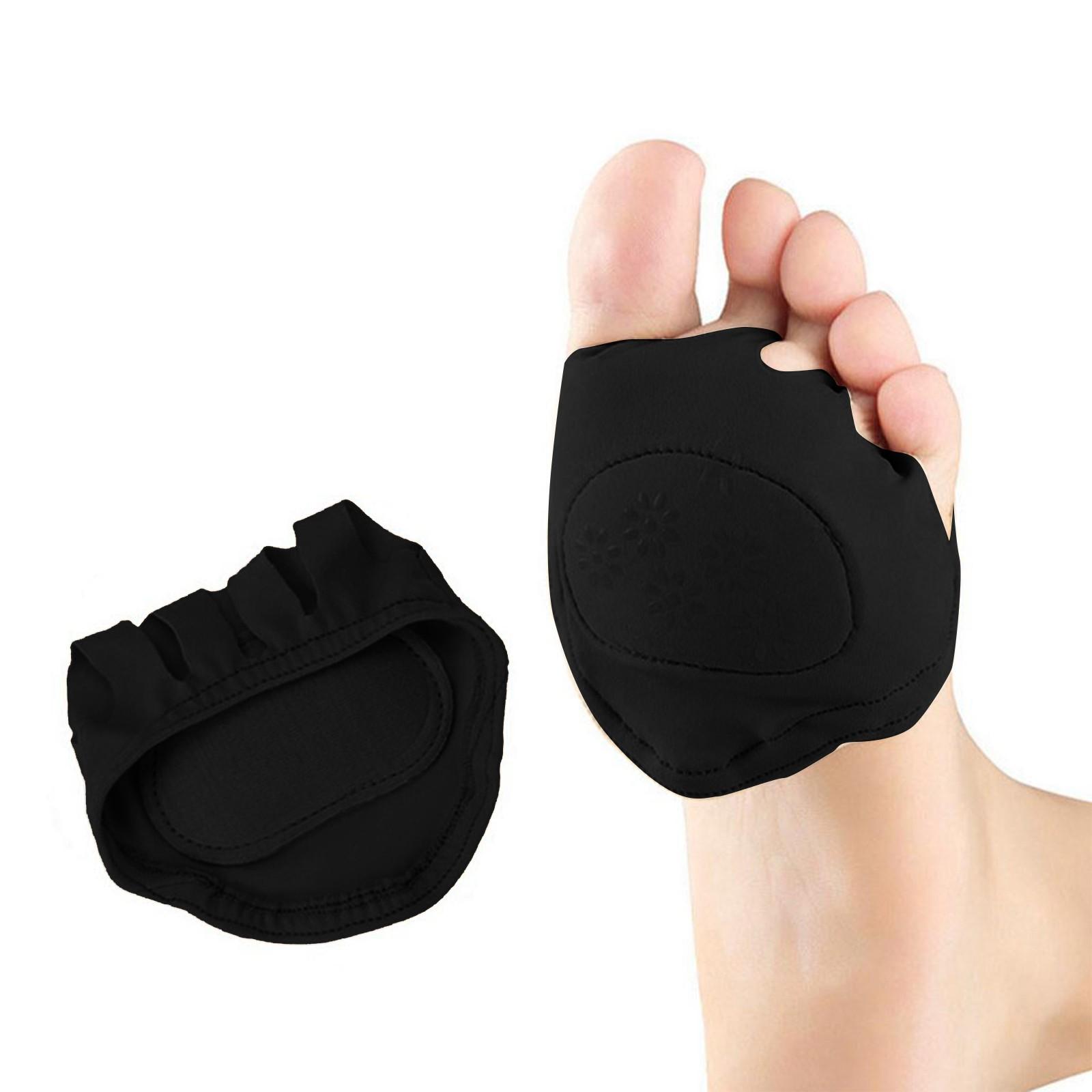 

High Heels Forefoot Socks Five Finger Socks Women s Thin Breathable Sweat Absorbing Socks Pad Forefoot Pad One Size чёрный