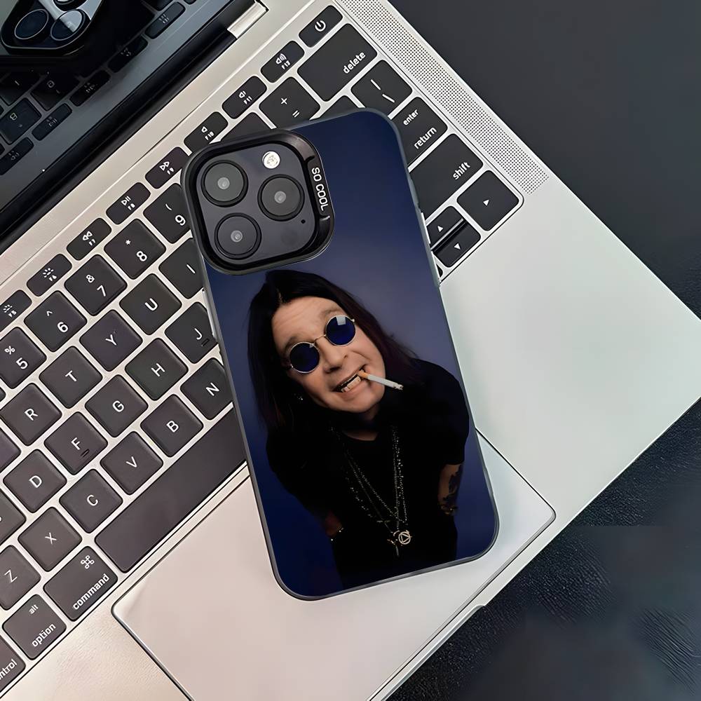 

Singer O-Ozzy Osbourne Phone Case For iPhone 16,15,14,13,12,11,Pro,XS,Max,Plus,Mini,SE4,E Black Matte Shockproof Cover iPhone13