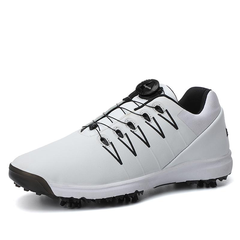 Golf Shoes Casual Sports Shoes Business Grass Waterproof Golf Shoelace Spikes Large Size Golf Shoes