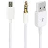 USB Charging Cord to Mini B Male &3.5mm Plugs Audio Cable Mini Usb Speaker Cable