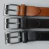 [Vincent Crafted] Nagasawa Belt Industry, Made in Japan, French Annonay Box Calf Leather Belt, Genuine Leather, 30mm Wide, Men's Business Belt, Dark