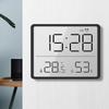 Slim Lcd Screen Electronic Digital Clock Magnetic Clock with Temperature And Humidity Sensor for Wall Refrigerator