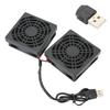 Computer Router Fan with Dust Cover USB Power Heat Dissipation Tool for ASUS RTAC68U AC86U EX6200