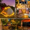 2Pack 105Ft 300LEDS Waterproof Solar String Lights With 8 Modes Outdoor Fairy Light For Christmas Garden Patio Tree Party Decor