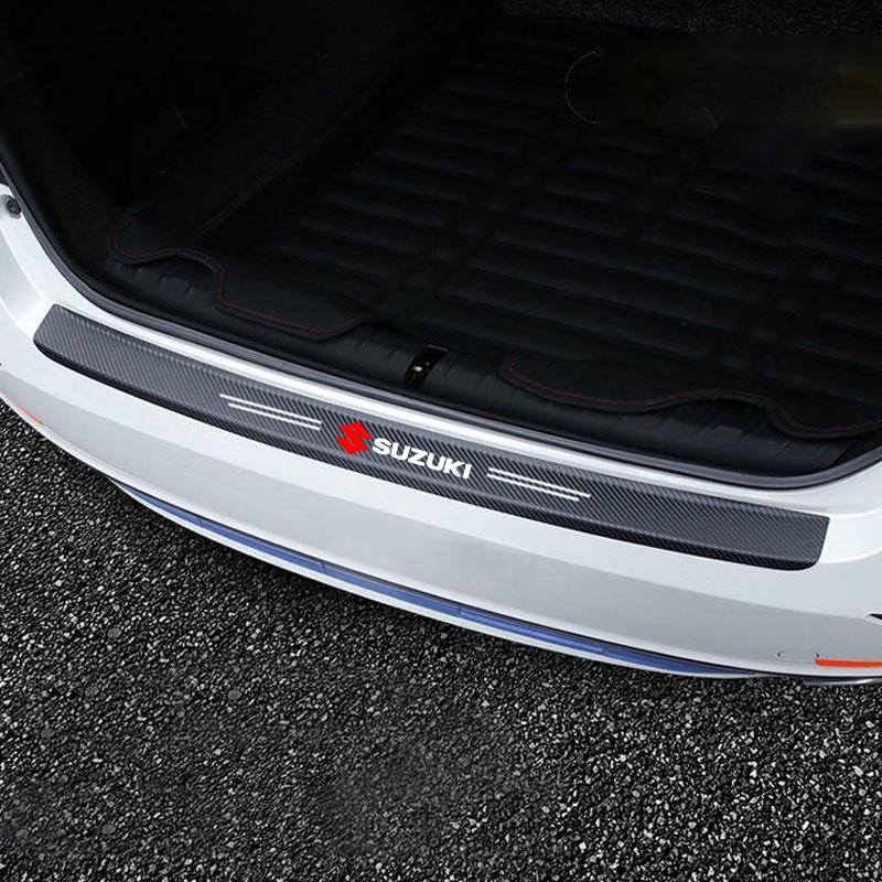 Car Door Sill Carbon Fiber Car Sticker Protector Strip Waterproof Protect Film for Suzuki S-Cross SX4 Swift XL-7 Car Accessories