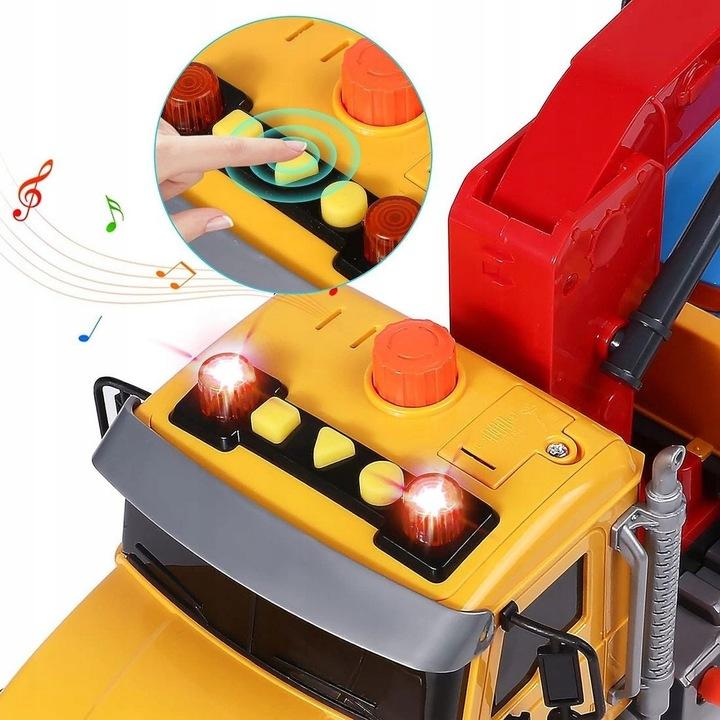 Auto Laweta Tir Pomoc Drogowa Napęd Dźwięki Światła Cars Auta Wheels Xxl