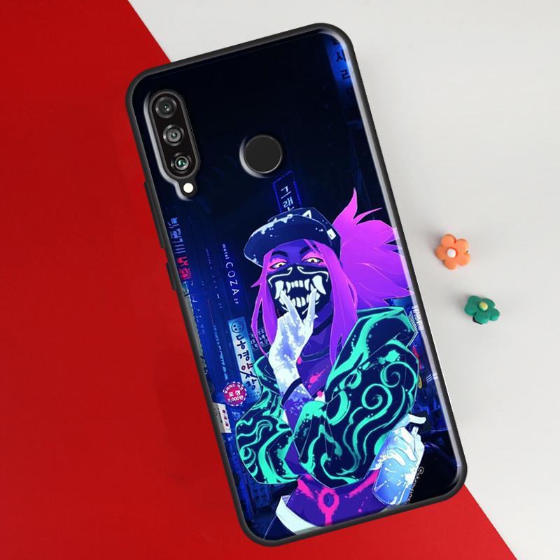 

Чехол Kda Kaisa Ahri Akali для Huawei P30 Lite P40 P20 P50 Pro Nova 5T P Smart 2021 2019 Чехол для Honor 50 Lite Honor 9X