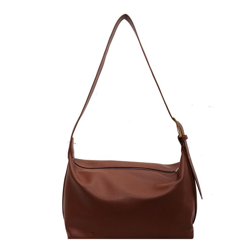 Korean Version of Daily Tote Bag Soft Collapse Minimalist Shoulder Bag 2025 New Bag Women's Large-capacity Versatile Messenger Bag