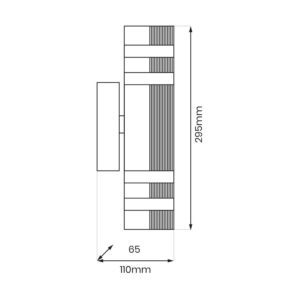 VINI WALL LAMP 2XGU10 IP54