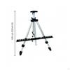 Tripod Easel with Tray | Adjustable Height Design, NonSlip Rubber Feet, Aluminum Easel, for