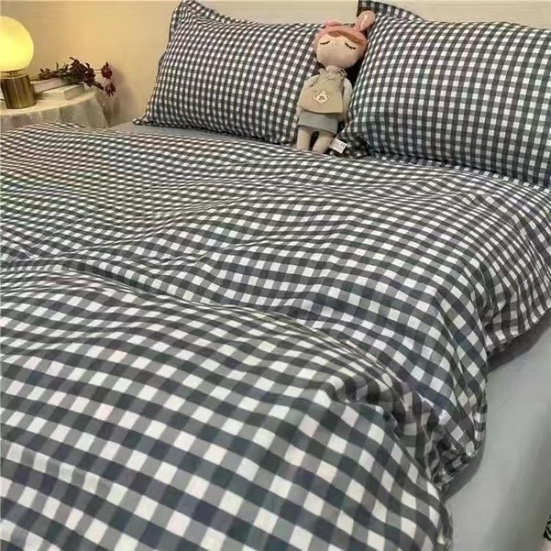 Cartoon Duvet Cover Household Dormitory Bedclothes Luxury King Queen Size Fashion Washable Home Textile Bedding Skin-friendly