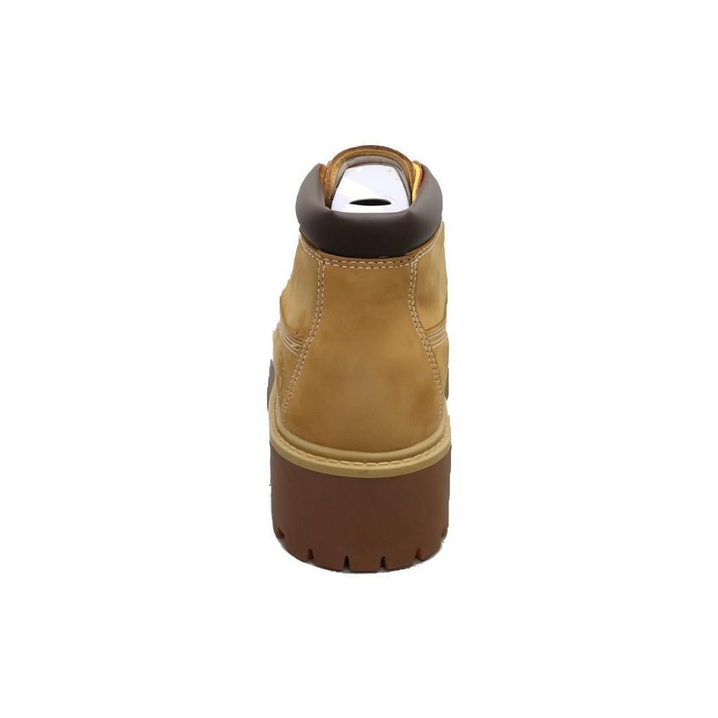 Timberland Stone Street Mid Lace Up Waterproof Chukka Boots 'Wheat Nubuck' Women's A5RF9