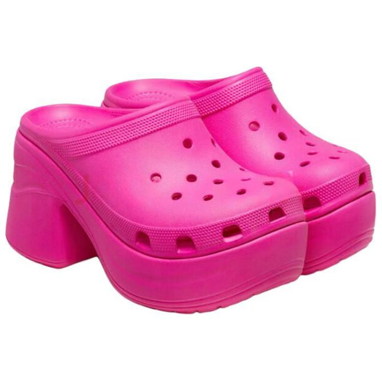 Crocs Comfortable and Stylish Versatile Clogs Women's Hot Pink