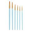 6PCS blue hand grips 6pcs pointed line drawing brushes nylon drawing tools  art craft creation