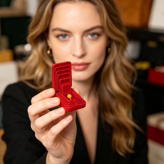 3D-printade lådor inuti lådor Irriterande presentlåda med mini långfinger-skämt 6-lagers Matrjosjka presentlådor Rolig skämt