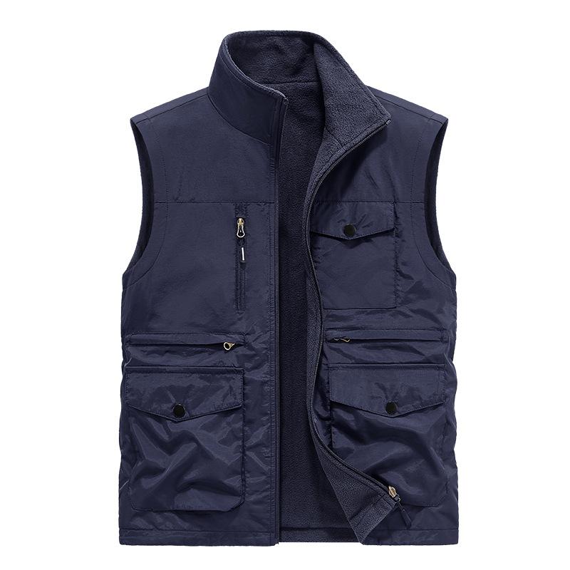 Autumn and Winter Men's Vest Outdoor Casual Vest Tooling Vest Vest Jacket